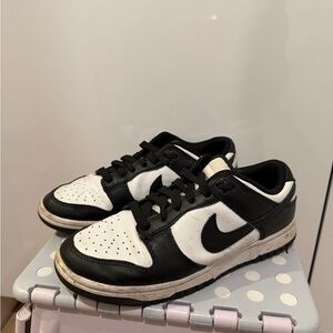 Nike Black and White Low-Top Sneakers
